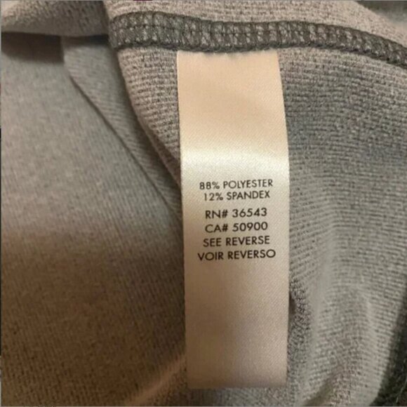 Calvin Klein Performance XL Grey & Black 1/4 Zip Pullover - Picture 9 of 10